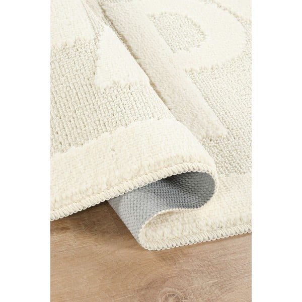 Tappetino per il bagno color crema 60x100 cm Happy – Foutastic-image-2