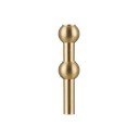Vaso color ottone in metallo (altezza totale 10 cm) Nagel – STOFF Nagel