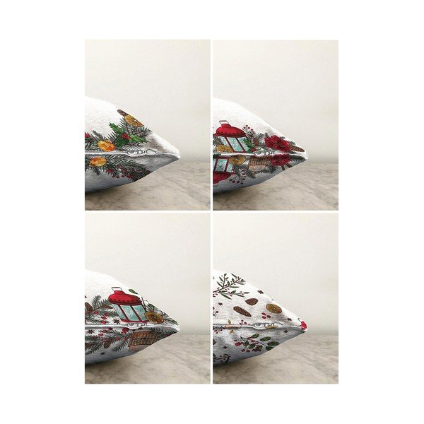 Federe natalizie in set da 4 55x55 cm Merry Christmas - Mila Home-image-1
