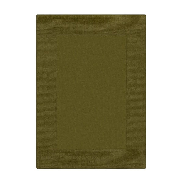 Tappeto in lana verde 200x290 cm - Flair Rugs
