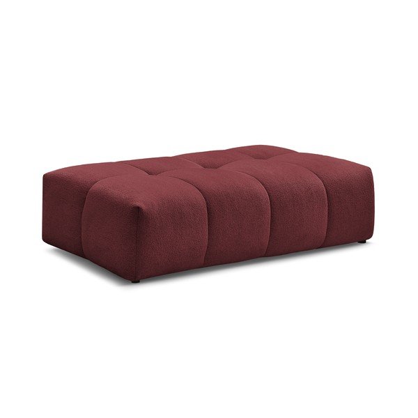 Poggiapiedi burgundy con rivestimento in ciniglia Everest – Bobochic Paris-image-3