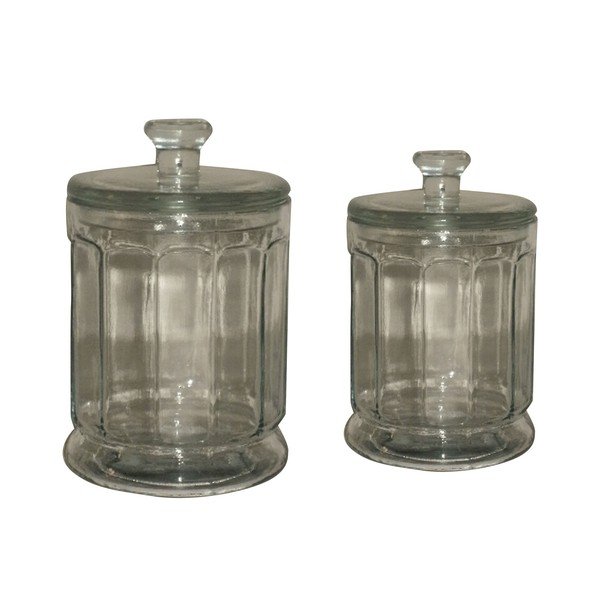 Set di 2 barattoli di vetro Vaso - Antic Line