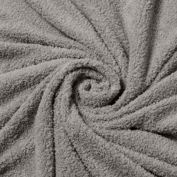 Set copripiumino e federa color antracite in micropile per letto matrimoniale ed esteso 240x220 cm Helena – douceur d'intérieur-image-3