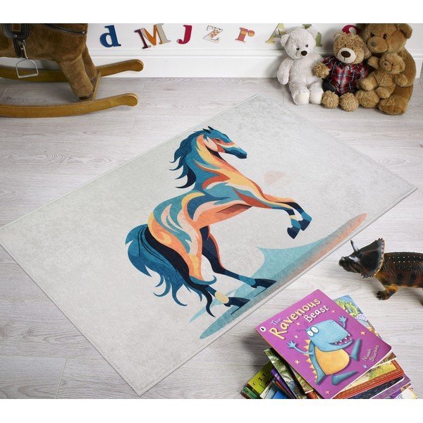 Tappeto per bambini 80x150 cm Mighty Horse - Vitaus-image-1