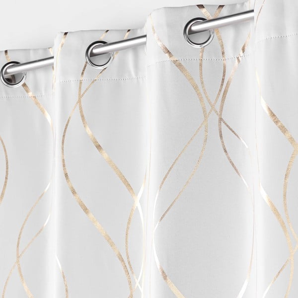 Tenda oscurante in grigio chiaro 135x240 cm Elise – douceur d'intérieur-image-1