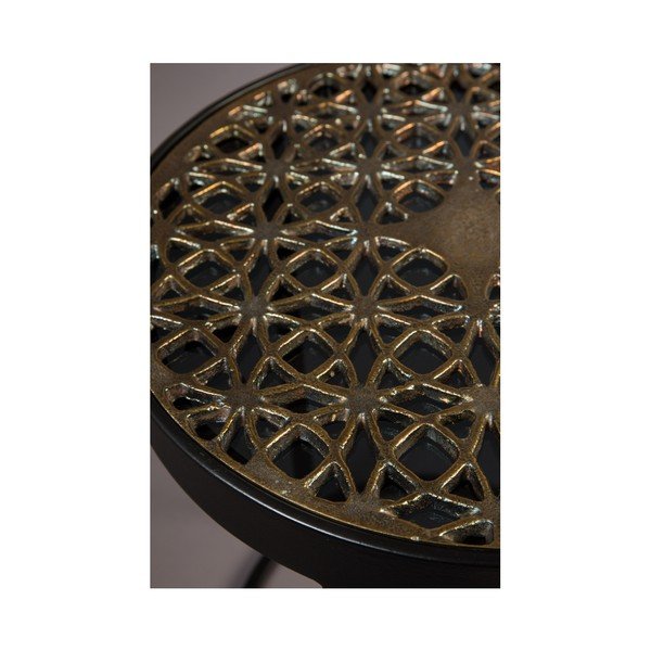 Tavolo contenitore in metallo , ⌀ 33 cm Sari - Dutchbone-image-3