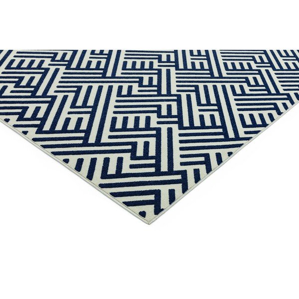 Tappeto blu e bianco , 80 x 150 cm Antibes - Asiatic Carpets-image-3