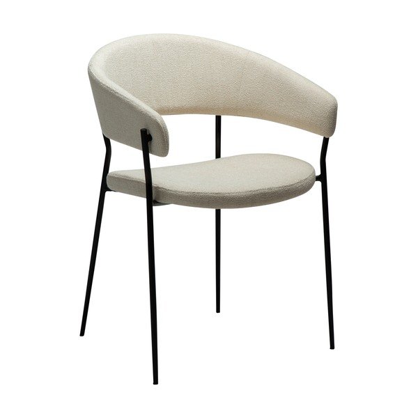 Sedia da pranzo beige con braccioli Reboot – DAN-FORM Denmark