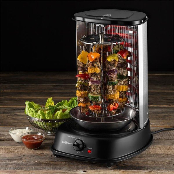 Master black kebab grill Kebap Master - OneConcept-image-1