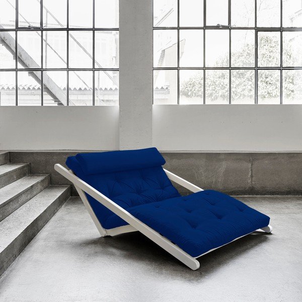 Dvoumístná variabilní lenoška Karup Figo White/Royal