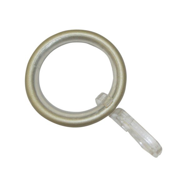 Anelli per tende in metallo con gancio in set da 10 Elba - Gardinia