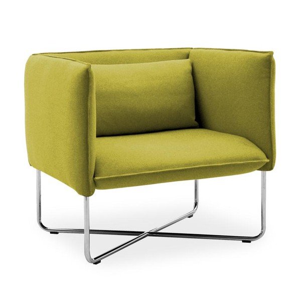 Poltrona gialla Groove - Softline-image-2