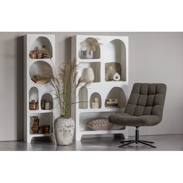 Libreria bianca 48x180 cm Caz - WOOOD-image-1