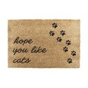 Zerbino in fibra di cocco 40x60 cm Hope You Like Cats - Artsy Doormats