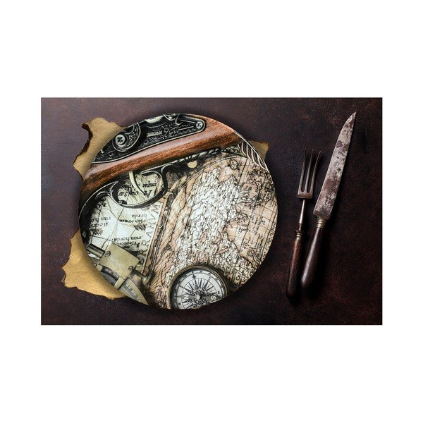 Piatto in ceramica Travel, ⌀ 25 cm - Unknown-image-1