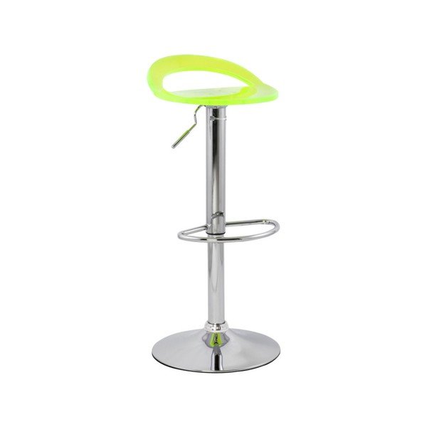 Sgabello da bar Ghost verde neon - Kokoon