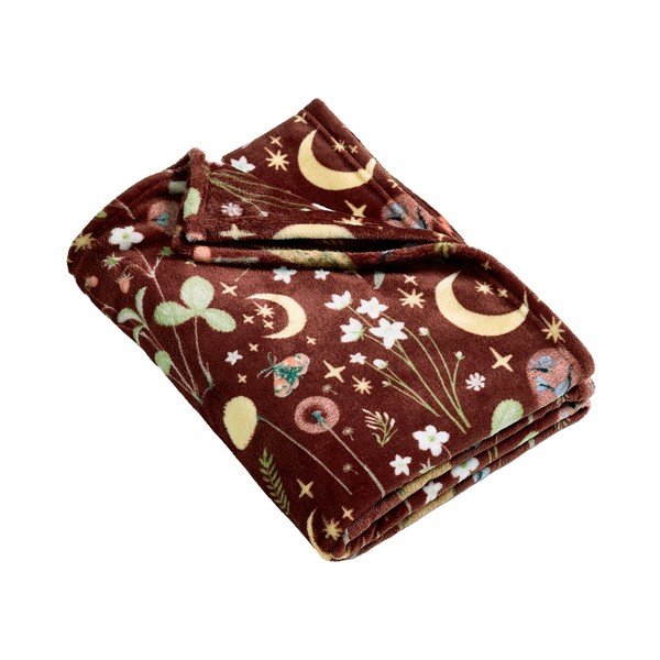Coperta marrone scuro 130x170 cm Enchanted Twilight Animals – Catherine Lansfield
