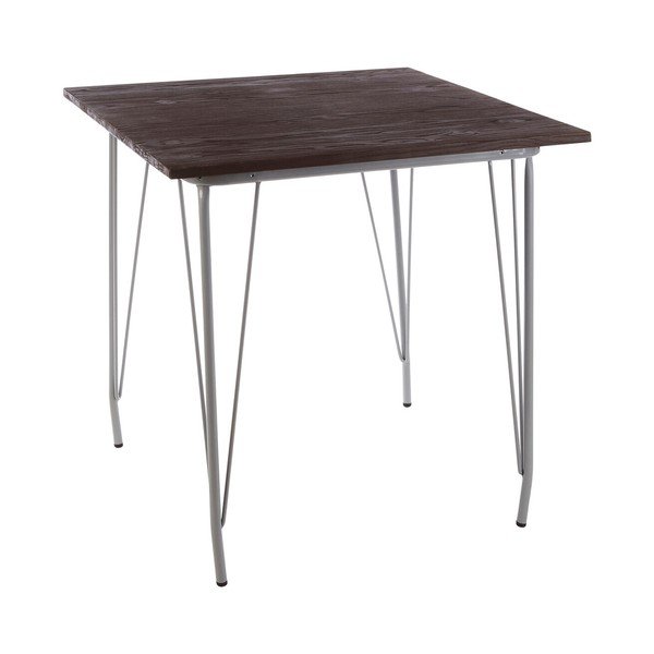 Tavolo da pranzo in olmo massiccio ø 80 cm District – Premier Housewares
