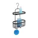 Cestino nero da appendere a 2 livelli Classic Plus - Wenko