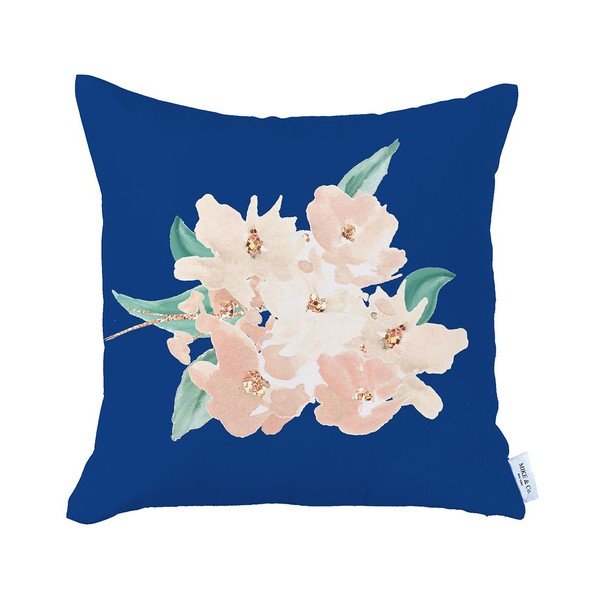 Federa blu e rosa Blossom, 43 x 43 cm Honey - Mike & Co. NEW YORK