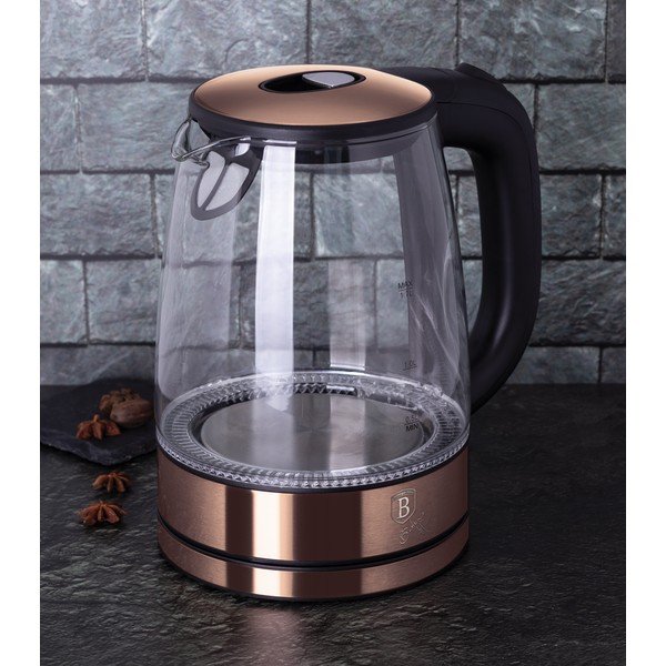 Bollitore 1,7 l Rosegold Metallic Line - BerlingerHaus-image-1