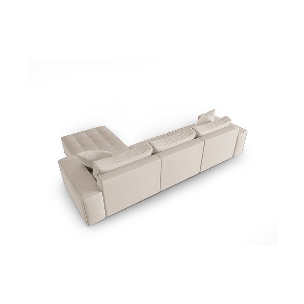 Divano angolare beige (angolo destro) Mike - Micadoni Home-image-4