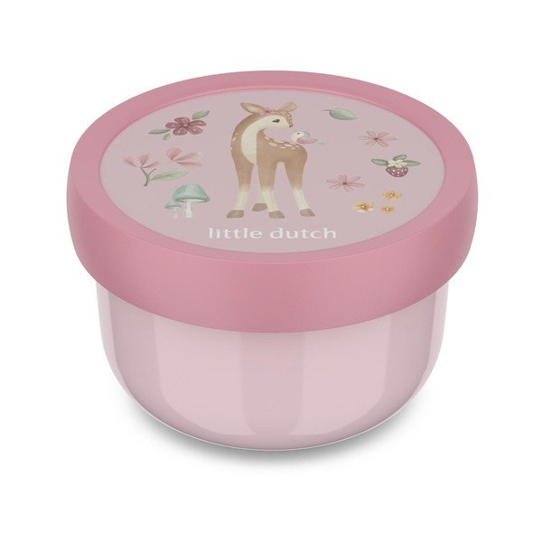 Portapranzo per bambini rosa chiaro in plastica Fairy Garden by Little Dutch – Mepal