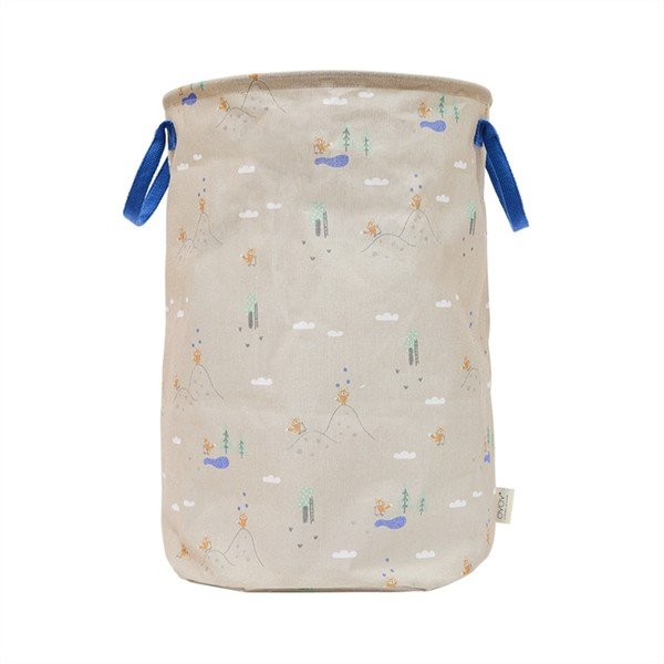 Cesta per giochi da bambino beige in tessuto ø 38x54 cm Foxy – OYOY Mini