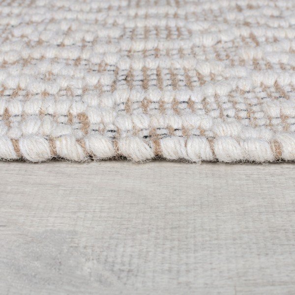 Tappeto in lana grigio chiaro tessuto a mano 80x150 cm Dream - Flair Rugs-image-4