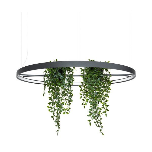 Lampadario LED nero in alluminio ø 110 cm RIO – Thoro