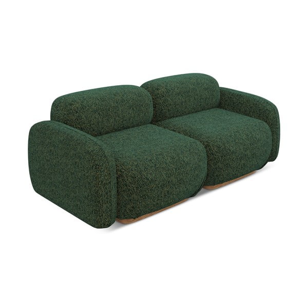 Divano componibile verde scuro 190 cm Ailani – Makamii-image-2