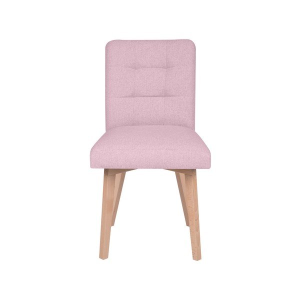 Růžová židle Micadoni Home Lucio