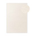 Tappeto color crema in lana tessuto a mano 160x230 cm Puristic Knots – Elle Decoration