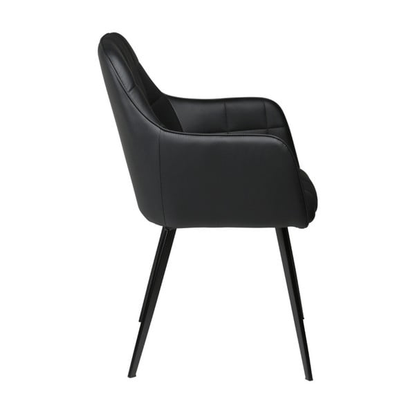 Sedia in similpelle nera Embrace Embrance - DAN-FORM Denmark-image-4