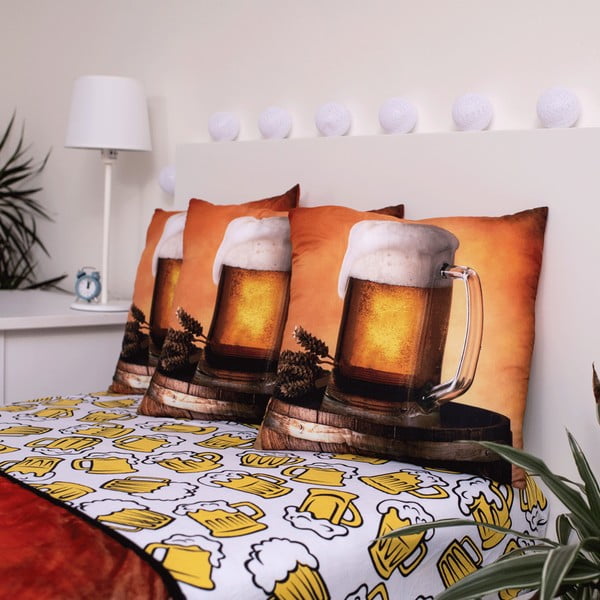 Cuscino decorativo 40x40 cm Beer – Jerry Fabrics-image-2