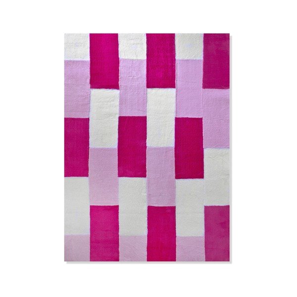Dětský koberec Mavis Pink Lines, 100x150 cm