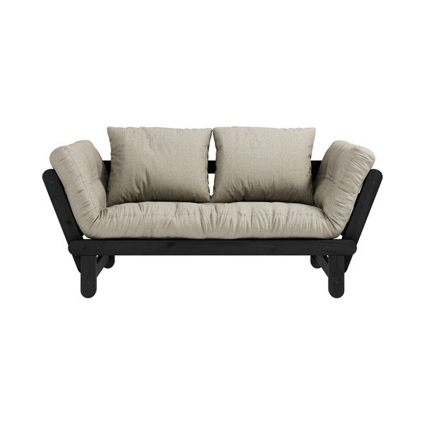 Divano variabile Nero/Lino Beige Beat - Karup Design
