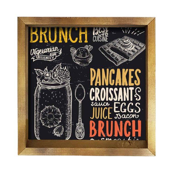 Dipinto 30x30 cm Brunch - Wallity
