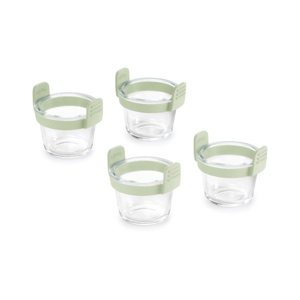 Set di stampi da forno in vetro 4 pz ø 9,5 cm – Lékué