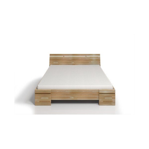 Letto matrimoniale in legno di faggio con contenitore SKANDICA Sparta Maxi, 140 x 200 cm - Skandica-image-1