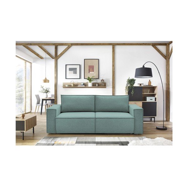 Divano azzurro 245 cm Nihad - Bobochic Paris-image-1