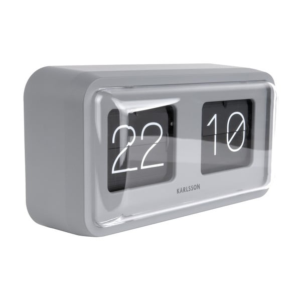 Orologio da tavolo grigio Bold Flip - Karlsson-image-1