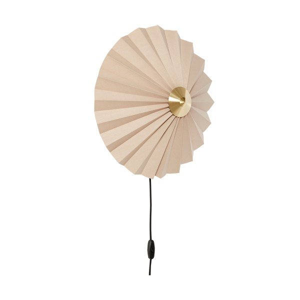 Lampada da parete beige per cassetto ø 48 cm Pliss - Hübsch-image-2