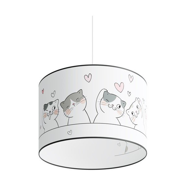 Lampada per bambini bianca Puss – Sollux