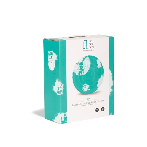 Materasso da spiaggia gonfiabile verde Goa - The Nice Fleet-image-2