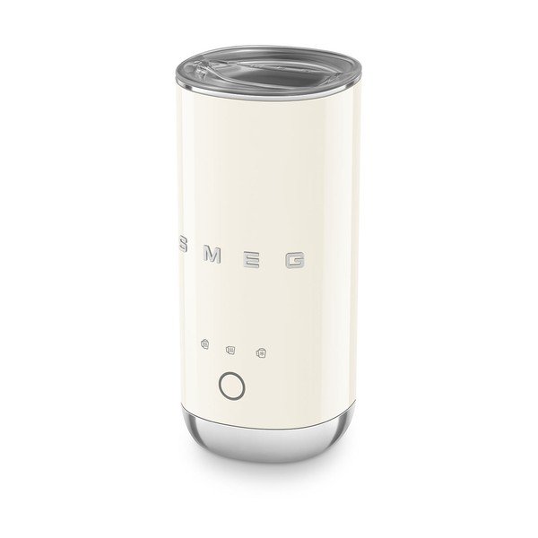 Montalatte elettrico color crema in plastica 120 ml – SMEG