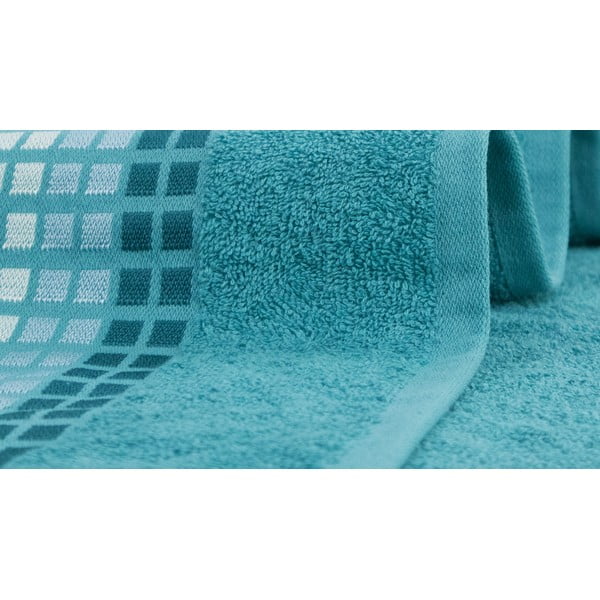 Asciugamano in cotone blu 50x100 cm Darwin - My House-image-1