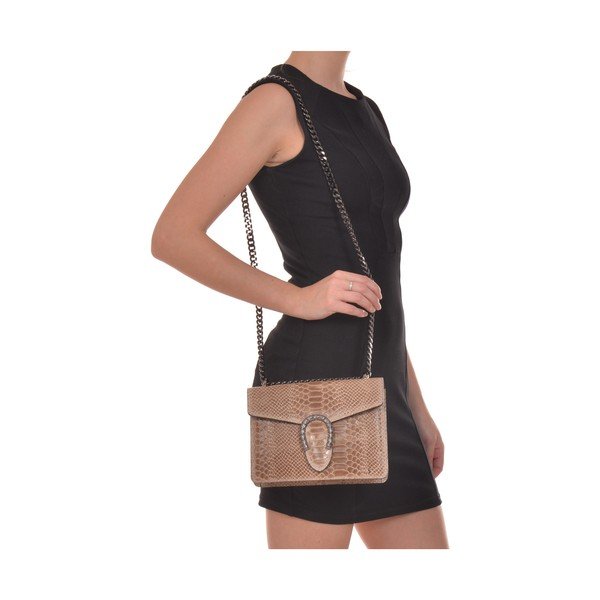 Borsa Fiona in pelle beige - Renata Corsi-image-4