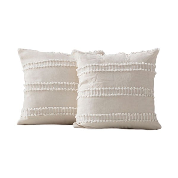 Federe decorative in set 2 pz 43x43 cm Tuffet – Mioli Decor