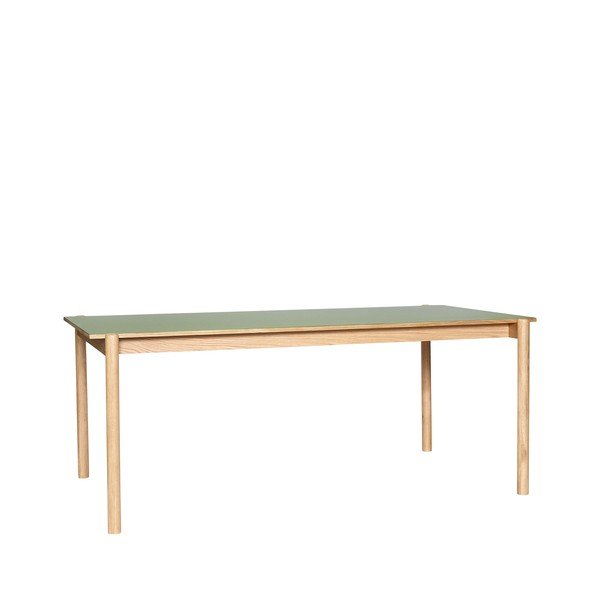 Tavolo da pranzo in rovere 107x190 cm Oblique - Hübsch